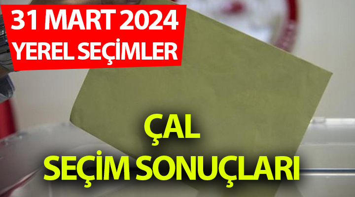 Denizli'nin Çal ilçesinde 31 Mart 2024 seçim sonuçları merak ediliyor. Denizli Çal seçimlerinde hangi parti ve aday önde? Çal Seçim sonuçları Günlük tv'den takip edebilirsiniz.